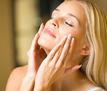 Dr Gerald N. Bock, MD California Skin & Laser Center Woman's Hands on Her Face